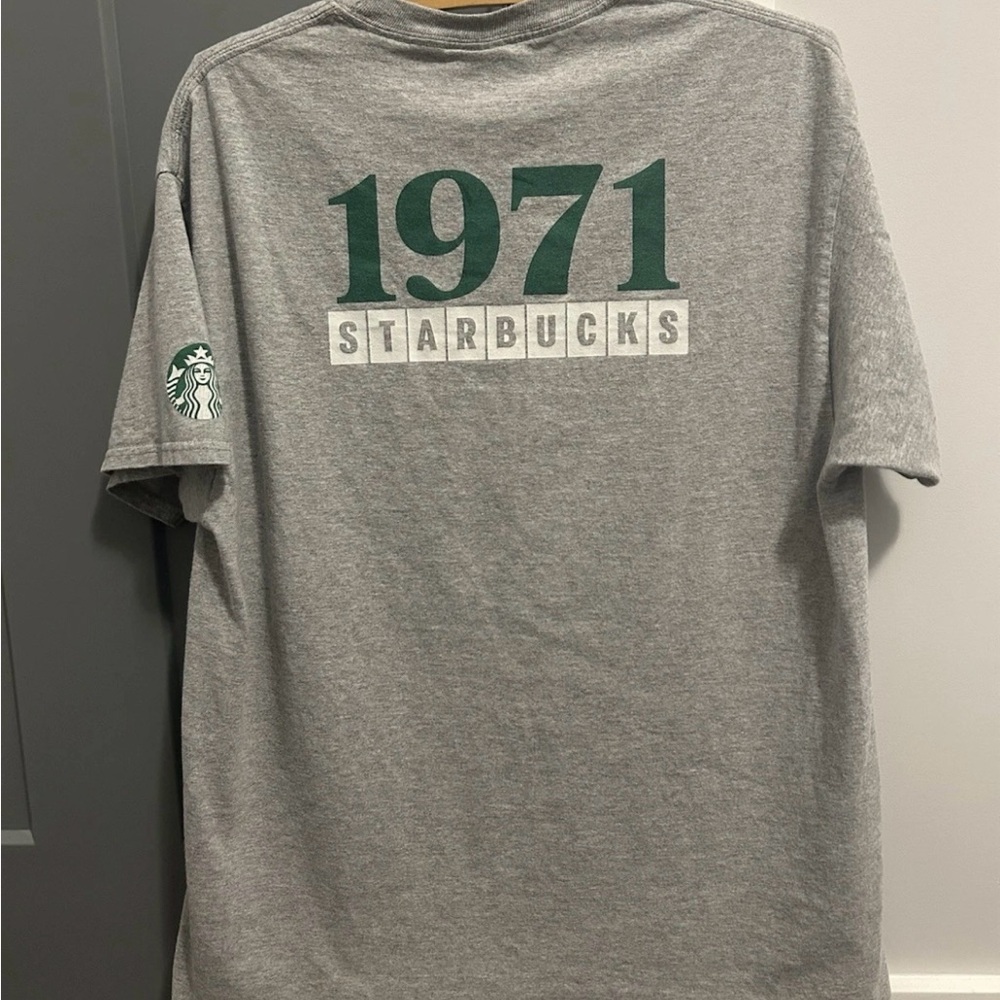 Starbucks 50th Anniversary 1971 Employee Issued Shirt Men's L
